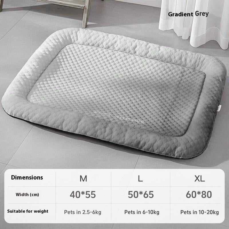 🔥Summer Hot Sale 60% OFF🧊❄️Pet Cooling Pad Mat for Dogs and Cats🐶🐱Ice Silk Summer Cool Bed Blanket in Gradient Colours🐾