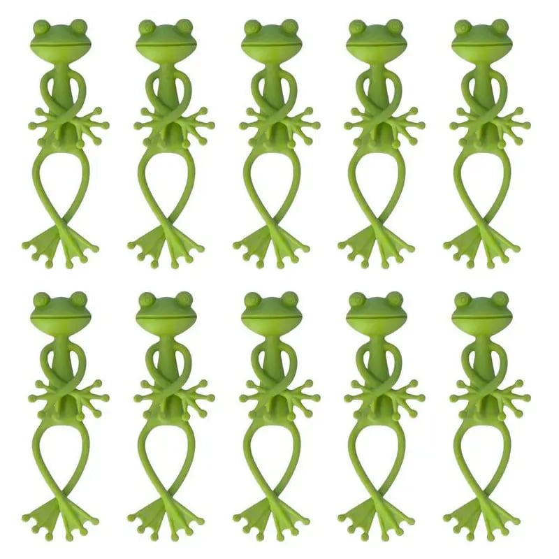 Frog Plant Stand Clips 🐸🌿 Support Climbing Plants Indoors Outdoors Stable Growth