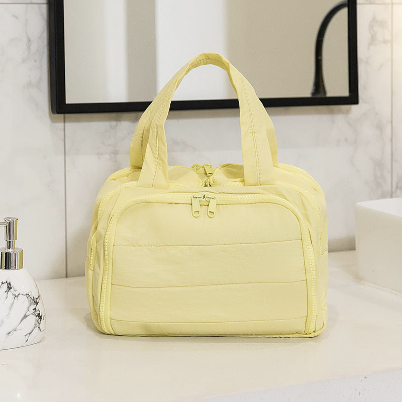 🔥ONLY $19.98🔥4-in-1 Puffy Multi-Functional Toiletry Bag for Women – Large Capacity Travel Organizer