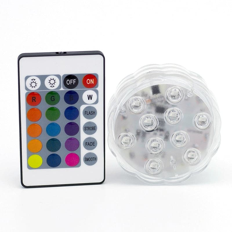 š„Submersible LED Pool Lights (RF Remote Control )