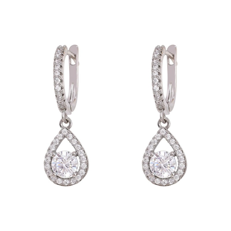 🥳2026 HOT SALE🥳💞50K+ SOLD!💥50% OFF! 🔥Elegant Teardrop Dangle Hoop Earrings