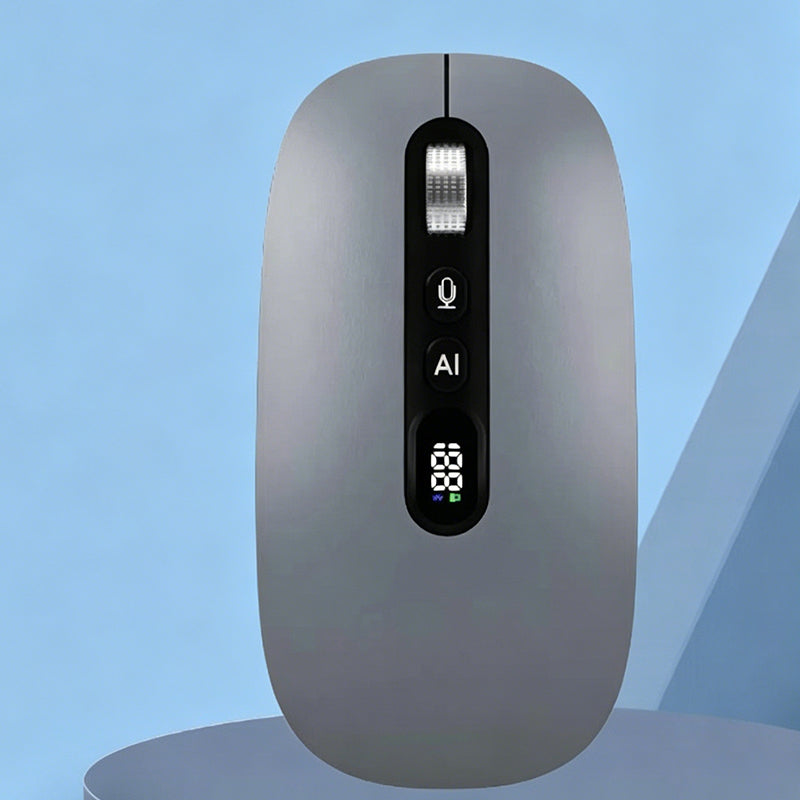 ⏳Time-Limited Special⏰AI Smart Voice Wireless Mouse Real-Time Translation, Silent Click Boosts Productivity For Work & Study! ⚡🖱️💬