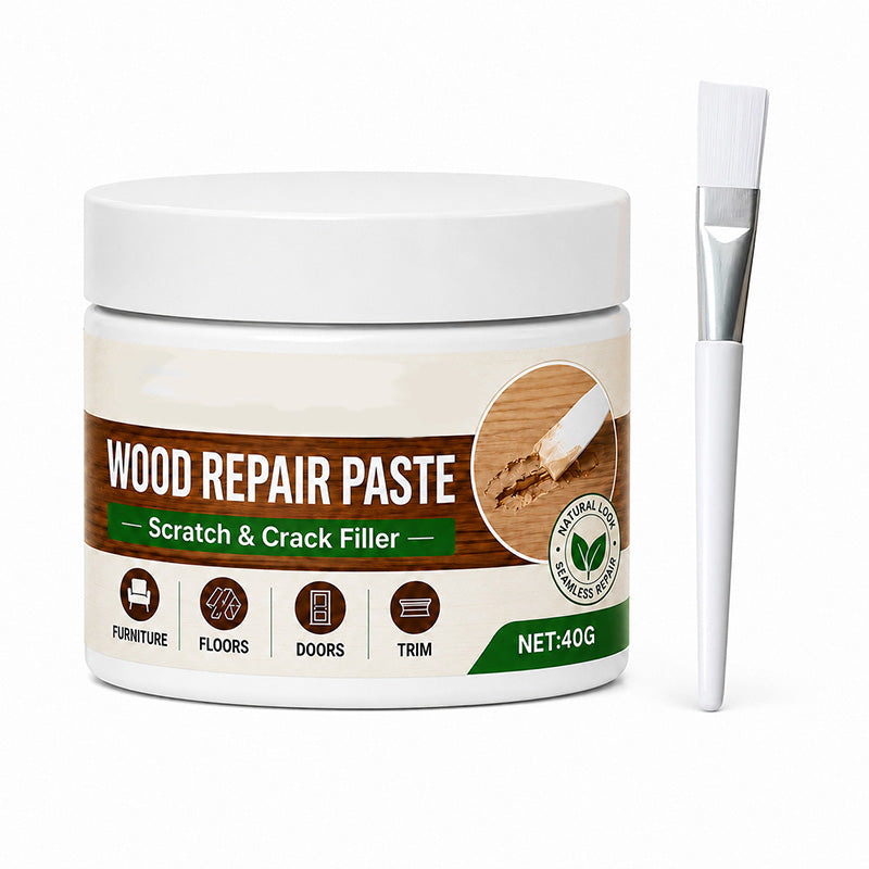 ๐๏ธ No Sanding Needed! Easy Wood Repair Paste with Tool โ Just Fill & Done. ๐
