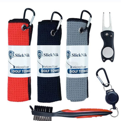 Golf Towel Set – Microfiber Waffle Pattern ⛳