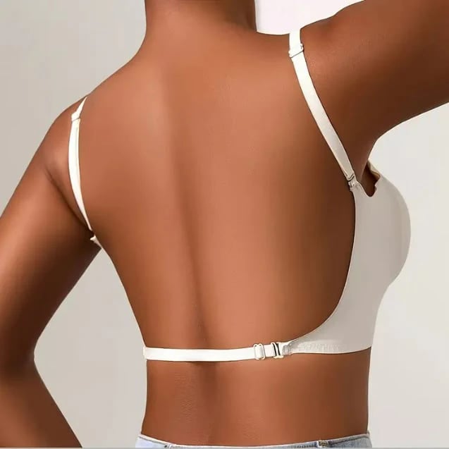 🔥Women's Solid Color Wireless Backless Bra