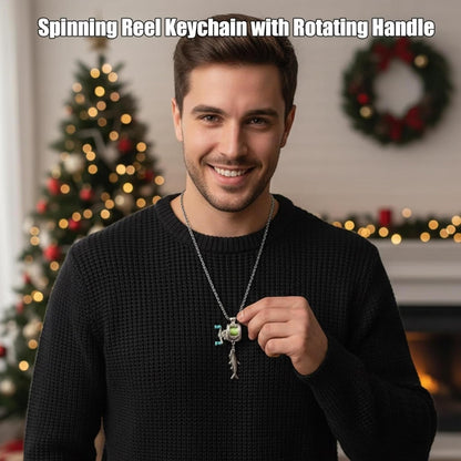 Reel in Style: Miniature Fishing Reel Jewelry Set | A Unique Gift for Anglers