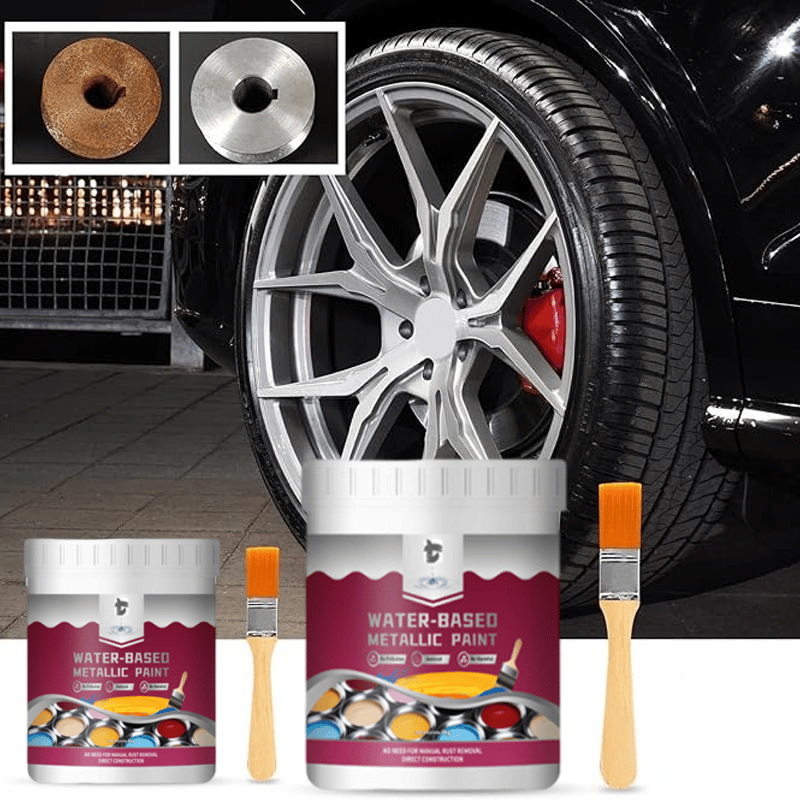 🔥Hot Sale 49% OFF🔥 Rust Converter & Metallic Paint – Stops Rust, Ready to Paint🛡️