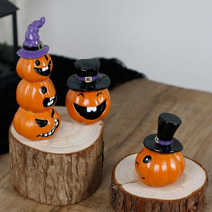 Halloween Spooky Pumpkin-Head Resin Ornament🎃