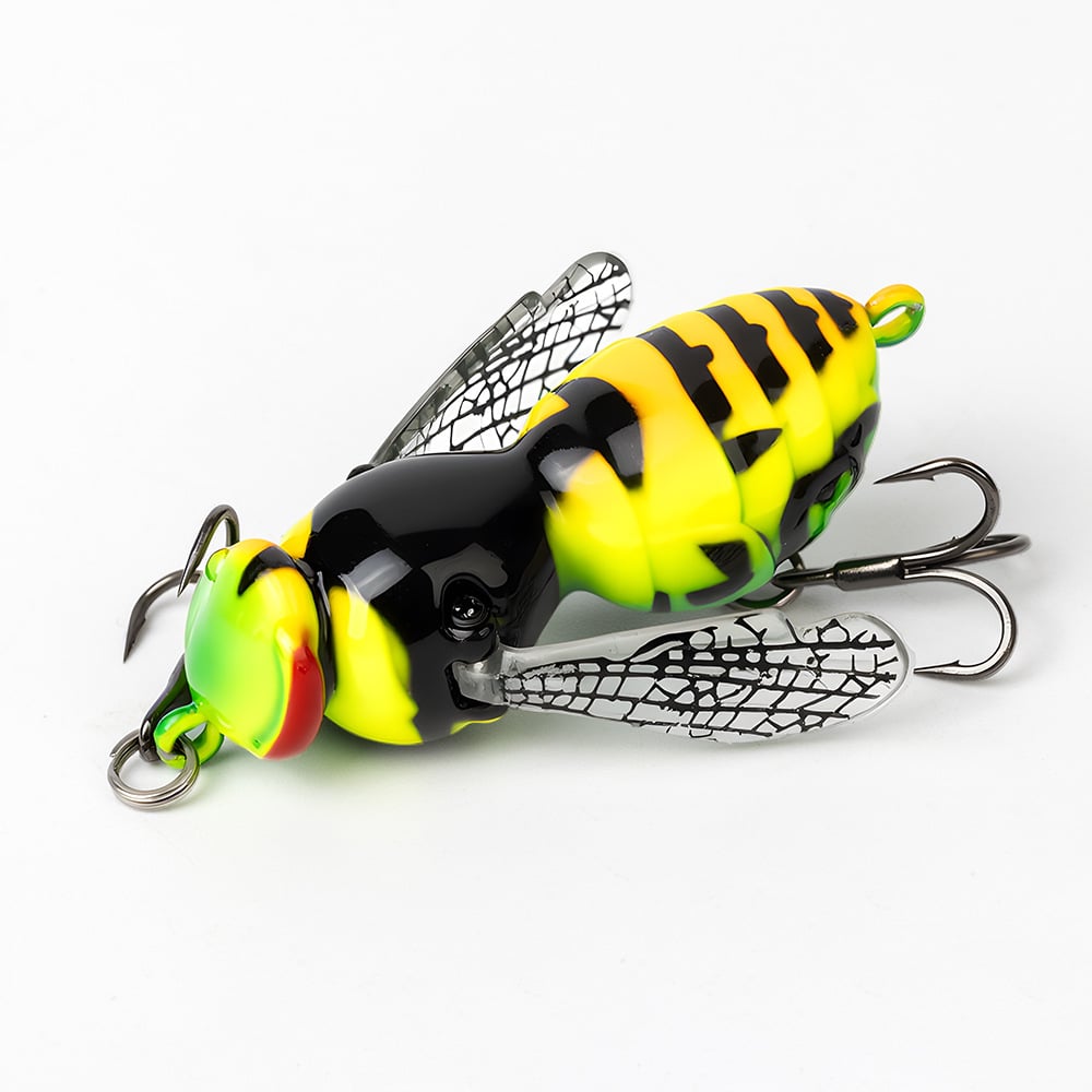🔥 Last Day 69% OFF – 🐝 Bionic Wasp Topwater Lure That Triggers Explosive Strikes
