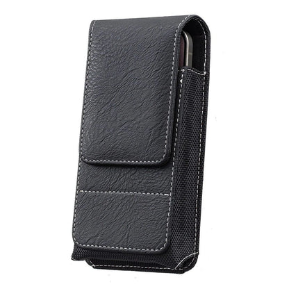 ⚡Big Discount | Waist Belt Cell Phone Pouch 📱 Multi-Pocket Leather Holster with Card Holder