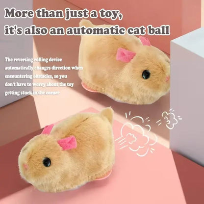Auto-Rolling Ball with Mouse Hands-Free Play for Indoor Cats