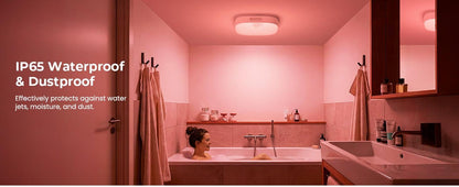 ⚡Hot Sales 49% OFF🔥Shower Lights IP65 Waterproof, Motion Sensor Ceiling Light, Rechargeable Closet Light with 10000mAh Battery