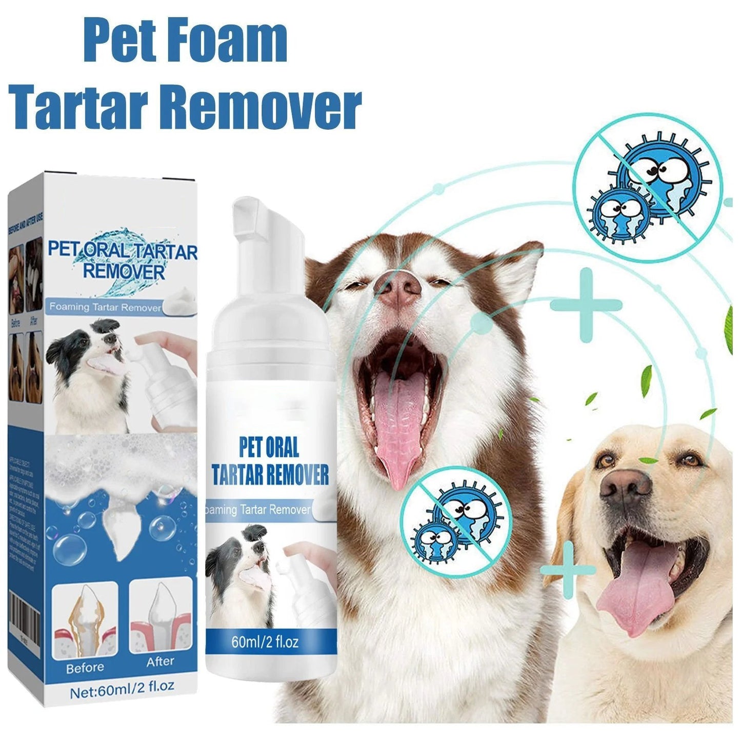 🔥#1 Bestseller - Sconto del 49%丨Pet Tartar Remover Foam