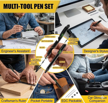 9-in-1 Multifunction Pen with LED Light