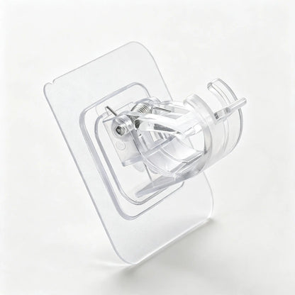 No Drilling Self-Stick Pole Support Clip