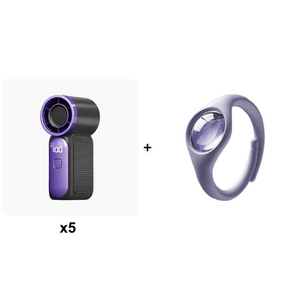 🥳2026 HOT SALE🥳💞50K+ SOLD!💨❄️ 50% OFF! Turbo Handheld Fan – 16900 RPM, 6 speeds, LED display. 3000mAh battery, 10.7hrs cooling. Pocket‑sized power! 🌬️✨