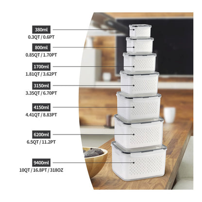 5 Pack Fridge Organizers and Storage