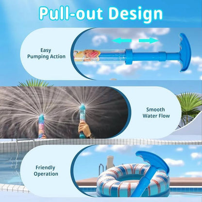 🎆 Pull-Out Water Blaster Firework Toy – Fun Outdoor Shooting Game for Kids & Family