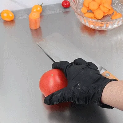 ✨ Food Grade Stainless Steel Kneading Board 🍳 Multi-Purpose Non-Stick Cutting Board