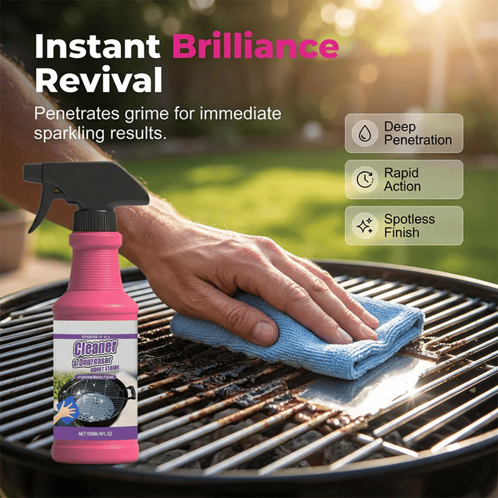 🔥Father's Day Sale: Non-Toxic Grill Cleaner - No Scrubbing, Cuts Grease In Seconds💧