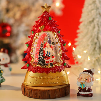 🎄Light Up Christmas Tree Snow Globe Ornament, Musical Xmas Snowball Lantern Gift