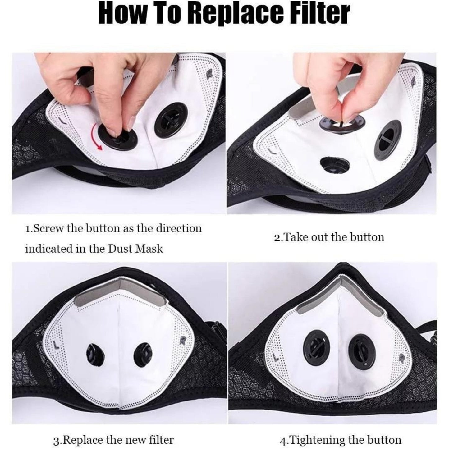 Reusable Carbon Filter Dust Mask – Built for Active Lifestyles