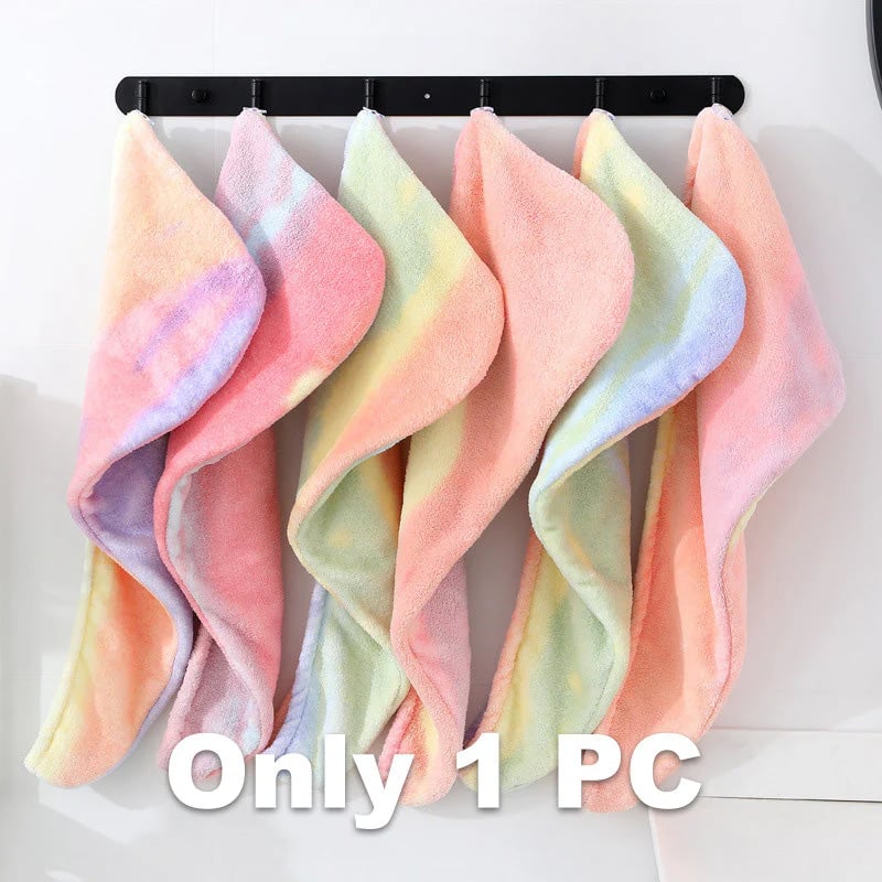 💧Super Absorbent Microfiber Hair Towel Wrap, Quick Dry Hair Turban for Women Long Hair