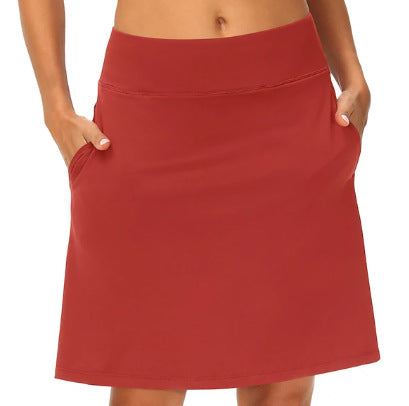 Women's 20" Knee Length Skorts Golf Tennis Skirt