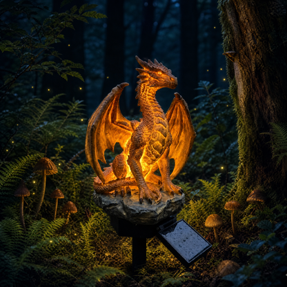 🔥Last Day 49% OFF🐉Solar Dragon Garden Statue Light