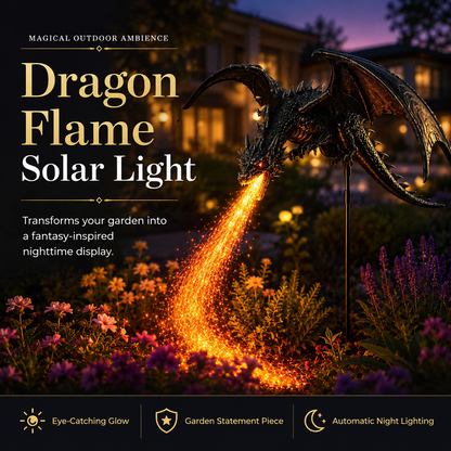 🐉 2027 'Dragon's Ember' Solar Garden Light 🔥 | The Ultimate Magical Outdoor Halloween Decoration