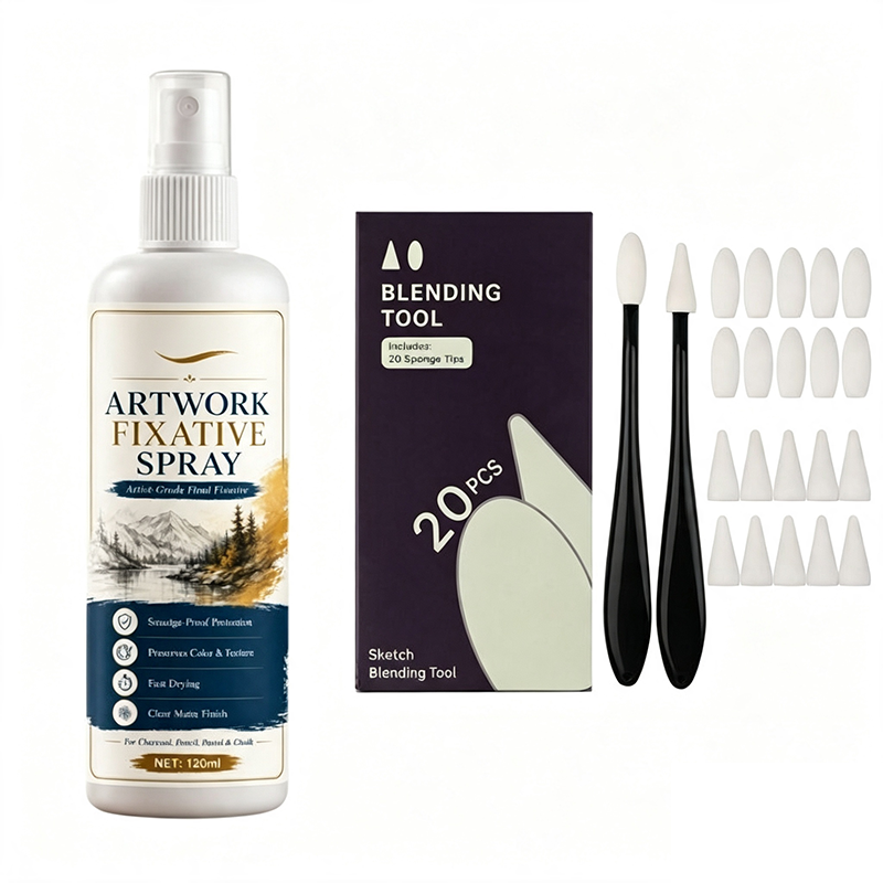 🥳2026 HOT SALE🥳💞50K+ SOLD!🎨🖌️ 50% OFF! Fast Drying Fixative Spray – Protects charcoal & pastels from smudging. Ultra‑fine mist, no drips. Matte finish, colours stay true! 🛡️✨