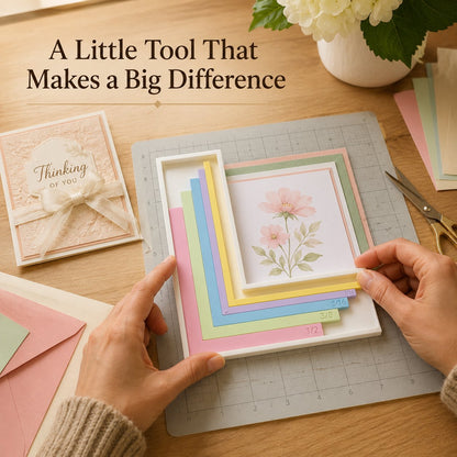 Card Making Alignment Guides Set | Create Perfectly Aligned Handmade Cards Without Guesswork or Crooked Corners ✨
