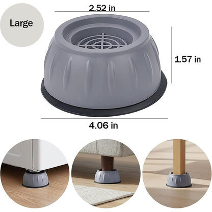 🏠 Anti-Vibration Washing Machine Stabilizer Pads (4-Pack)