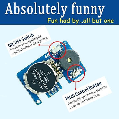 👻 Halloween Mini Buzzer Alarm Circuit Board, CR2032 Battery Powered Sound Module For DIY Ghost Prank Decorations