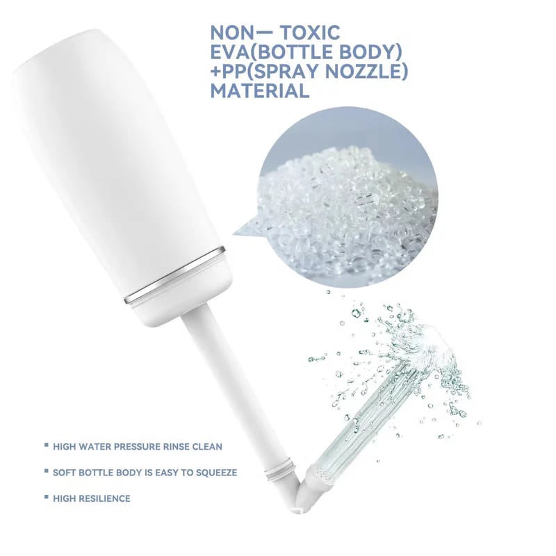 💧Portable Bidet 🧼– 🕌Perfect for Wudu & Daily Hygiene, 13.5 oz, Leak‐Proof