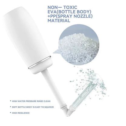 💧Portable Bidet 🧼– 🕌Perfect for Wudu & Daily Hygiene, 13.5 oz, Leak‐Proof