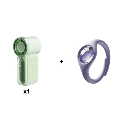 🥳2026 HOT SALE🥳💞50K+ SOLD!💨❄️ 50% OFF! Turbo Handheld Fan – 16900 RPM, 6 speeds, LED display. 3000mAh battery, 10.7hrs cooling. Pocket‑sized power! 🌬️✨