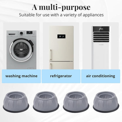🏠 Anti-Vibration Washing Machine Stabilizer Pads (4-Pack)