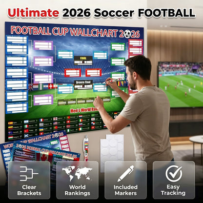 🗓️ ⚽ 2026 Football Cup Poster Set – Don't Miss a Match!