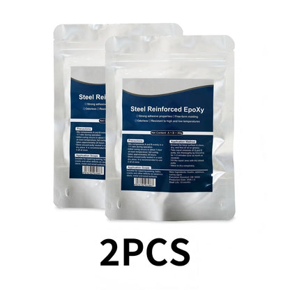 Steel Reinforced Epoxy Putty, Easy Operation, High Strength & Strong Adhesion, Excellent Restoration,