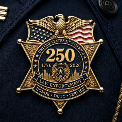 ⚡️Flash Sale 49% OFF - America Law Enforcement Brooch