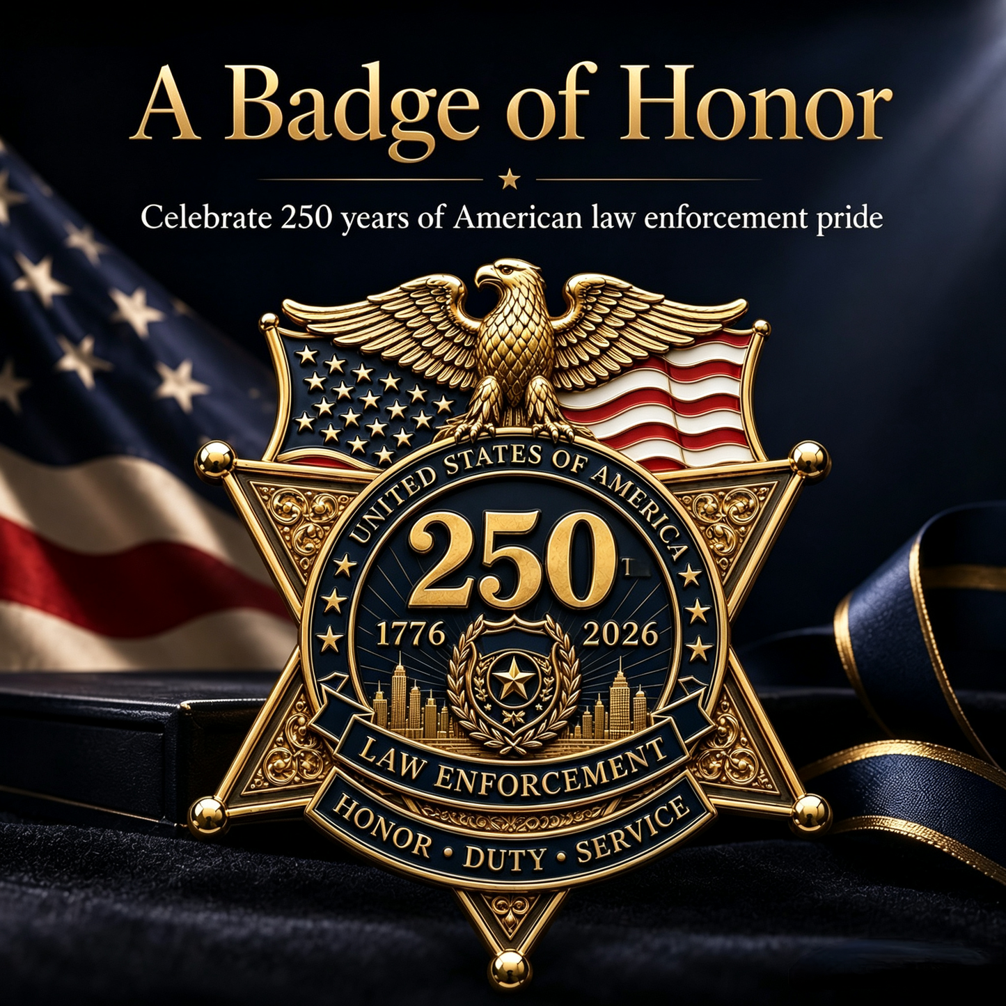 ⚡️Flash Sale 49% OFF - America Law Enforcement Brooch