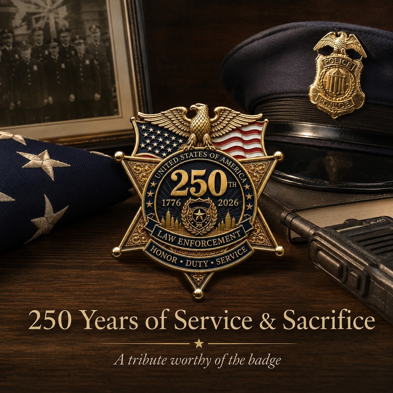 ⚡️Flash Sale 49% OFF - America Law Enforcement Brooch