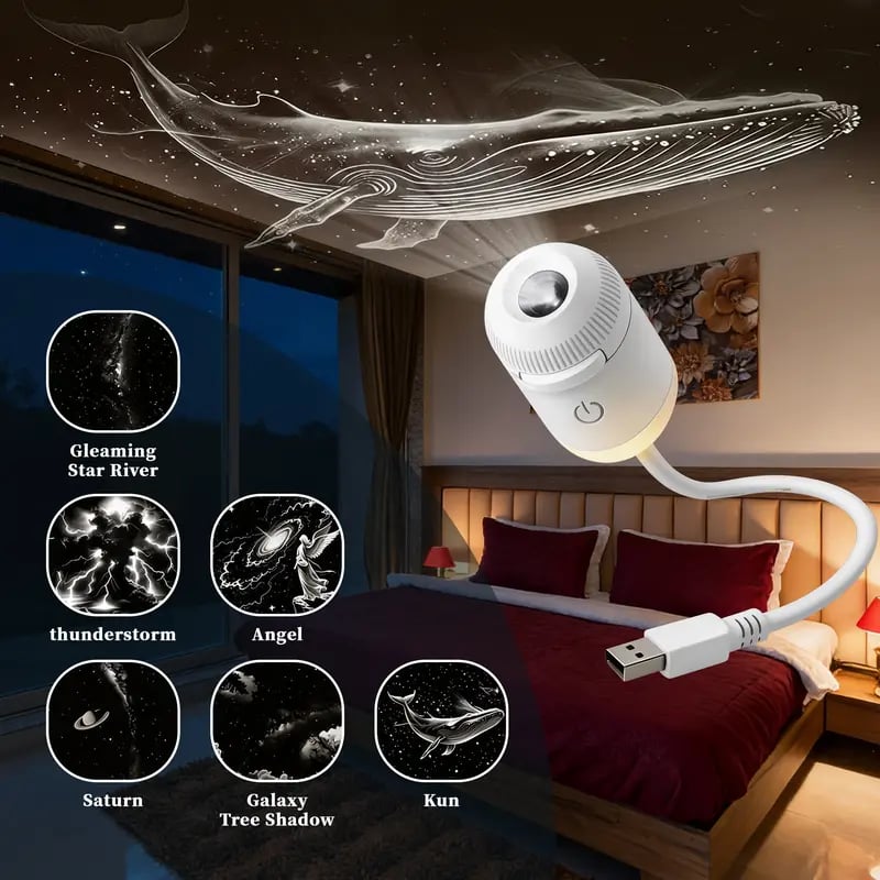 USB starry night light