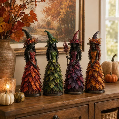 💥LAST DAY 49% OFF - 🧙 Enchanted Autumn Witch Figurine