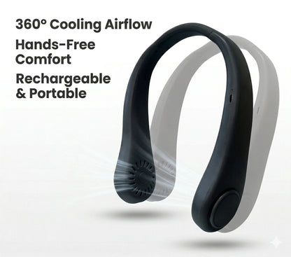 NeckFanTM – Wearable Neck Fan | Soft Airflow | Outdoor & Travel Cooling