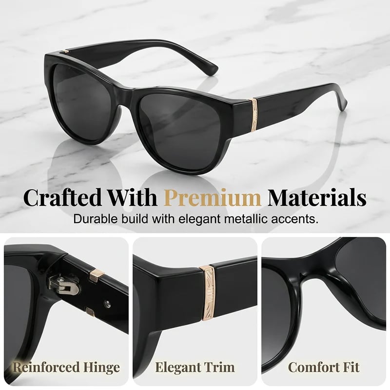 🔥 48% OFF · Large Sunglasses to Wear Over Glasses for Women ✨