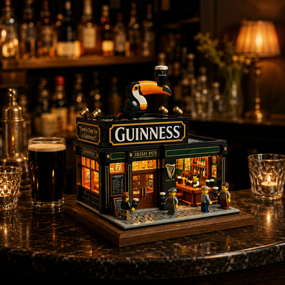 🍺Guinness Irish Pub Collector Edition Building Blocks Set