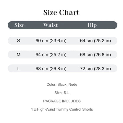 High-Waist Tummy Control Shapewear Shorts