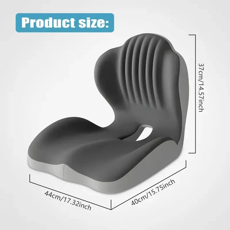 ❤️Sit Longer in Comfort with Ergonomic Memory Foam Back & Seat  Support